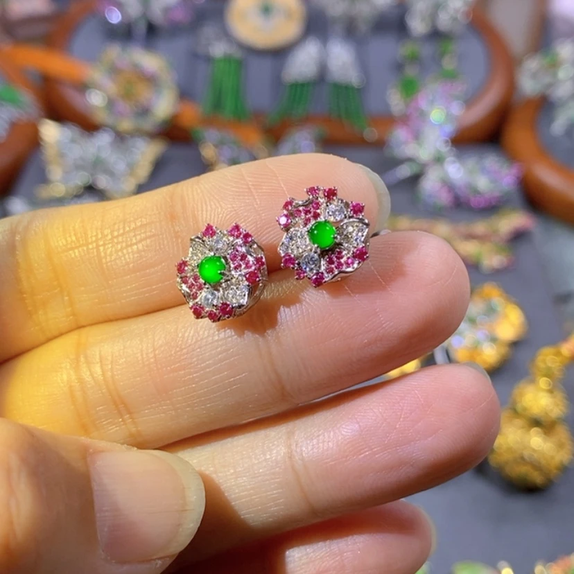 【闪购商品】银S925镶嵌挂件翡翠