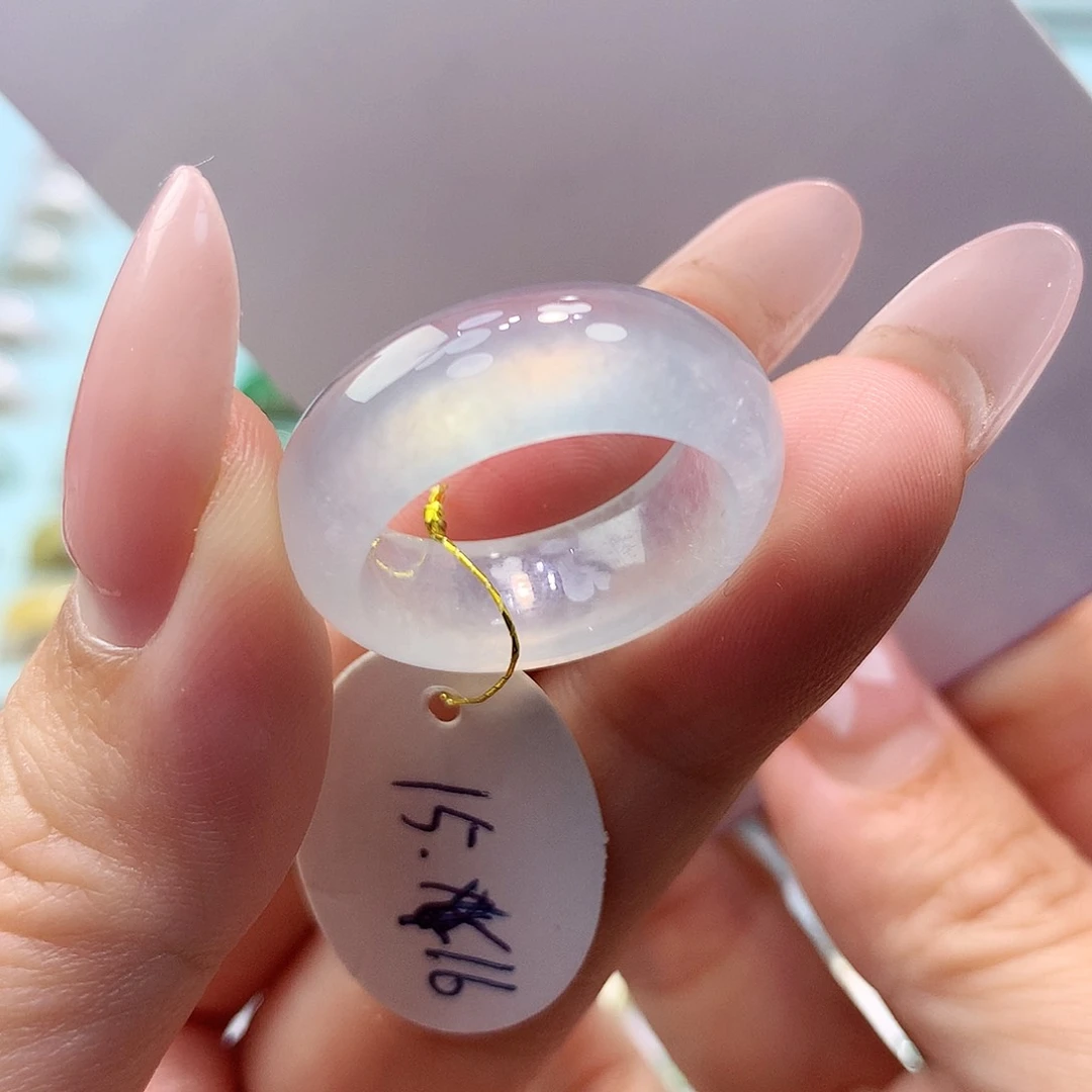 未镶嵌戒指翡翠1516圈