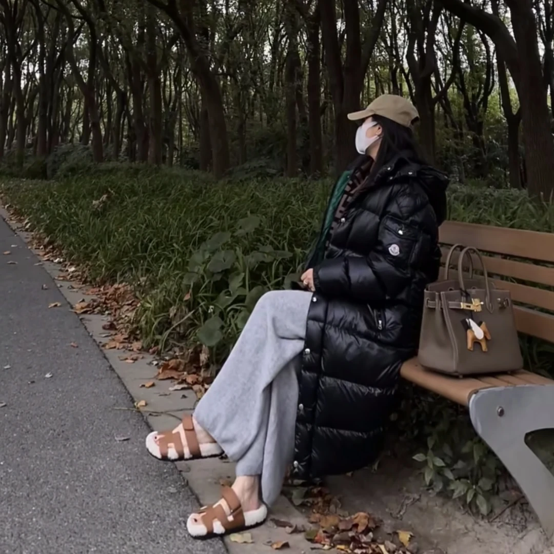 全新未使用 MONCLER 魔方JT maya长款Hanoverian蒙口羽绒服