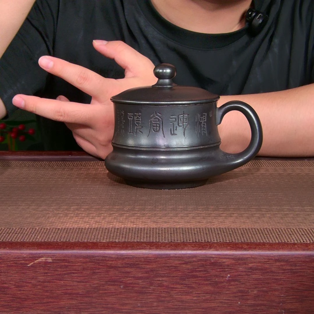 茶杯紫砂高货放漏