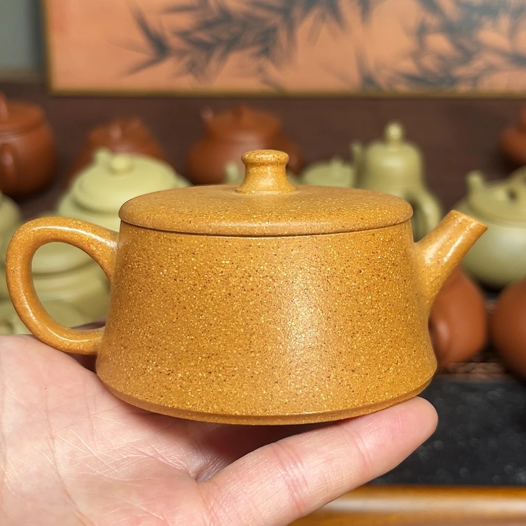 段泥茶壶黄金段云柱100cc