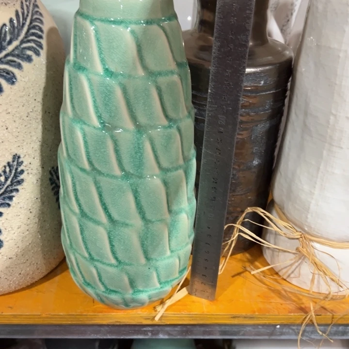 陶瓷花瓶摆件外贸出口微瑕捡漏高30口5公分