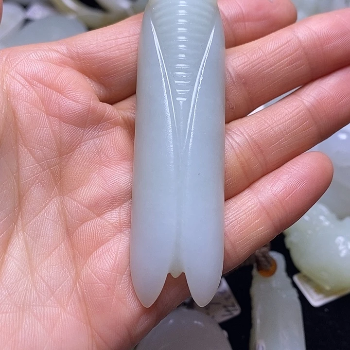 和田玉未镶嵌吊坠(不含链)
