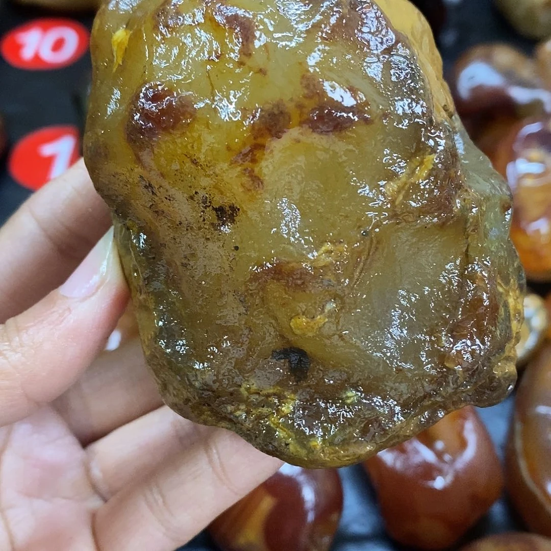 玛瑙/玉髓未镶嵌手把件