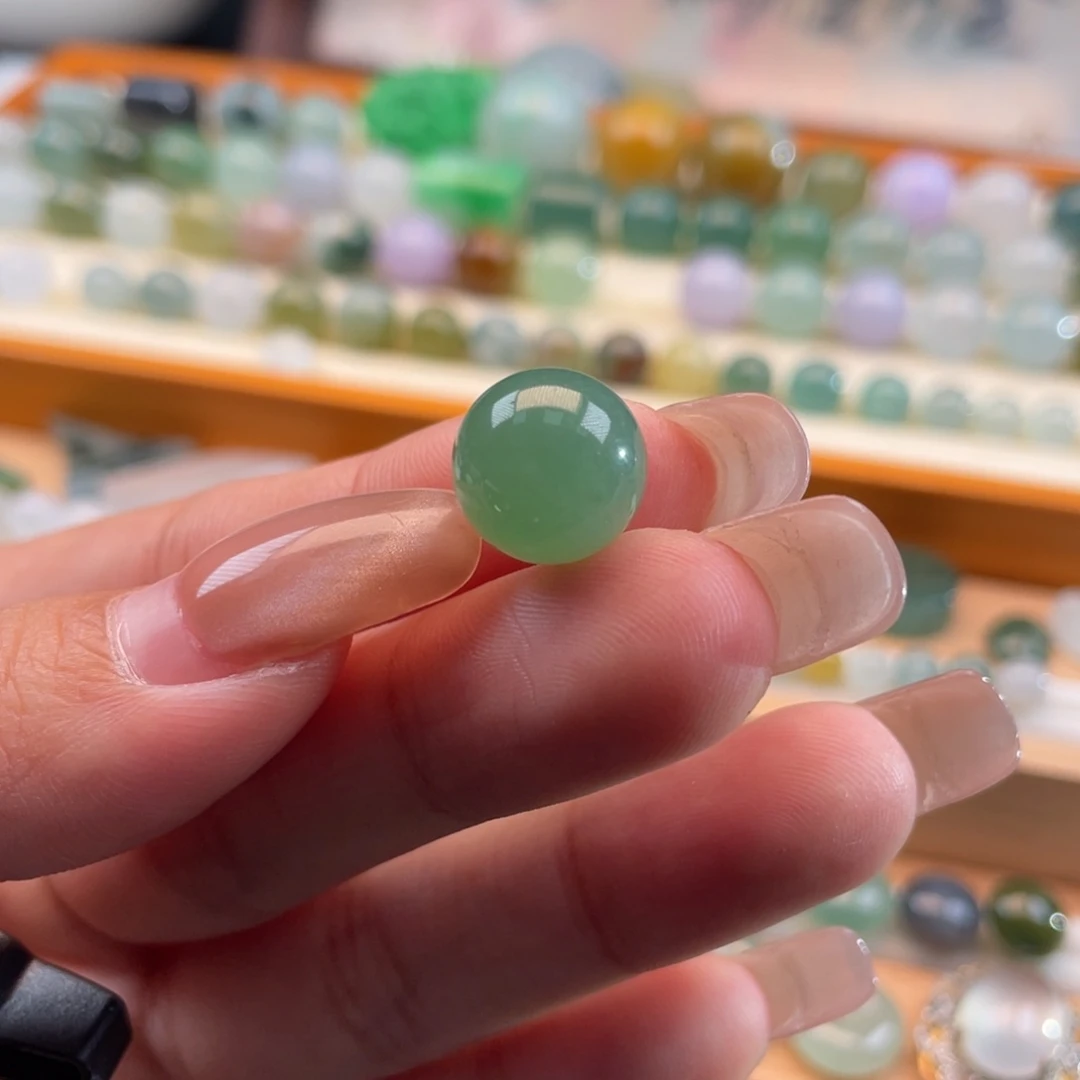 未镶嵌定制翡翠天然缅甸翡翠a货满绿11.6