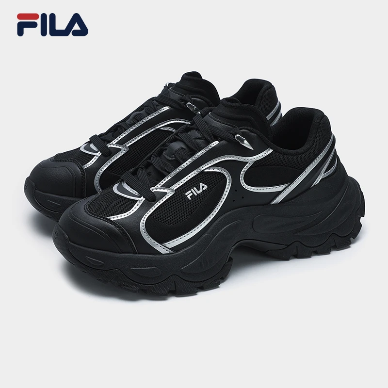 Fila/斐乐【新款鱼刺】女鞋25春夏穿搭厚底潮流老爹鞋F12W521114F