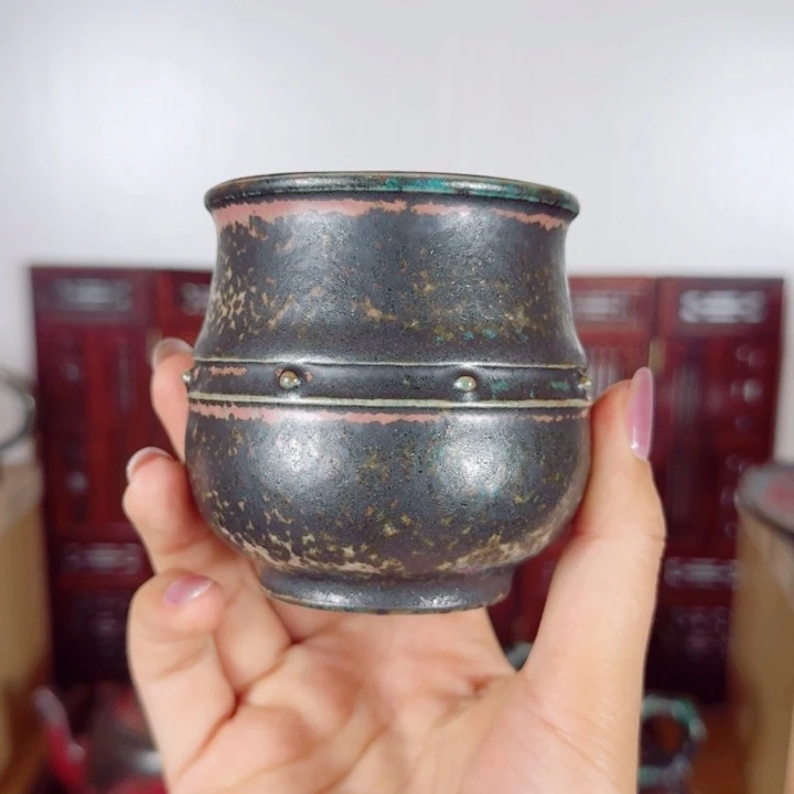 李自伟钧瓷主人杯匣钵烧 神后原产地