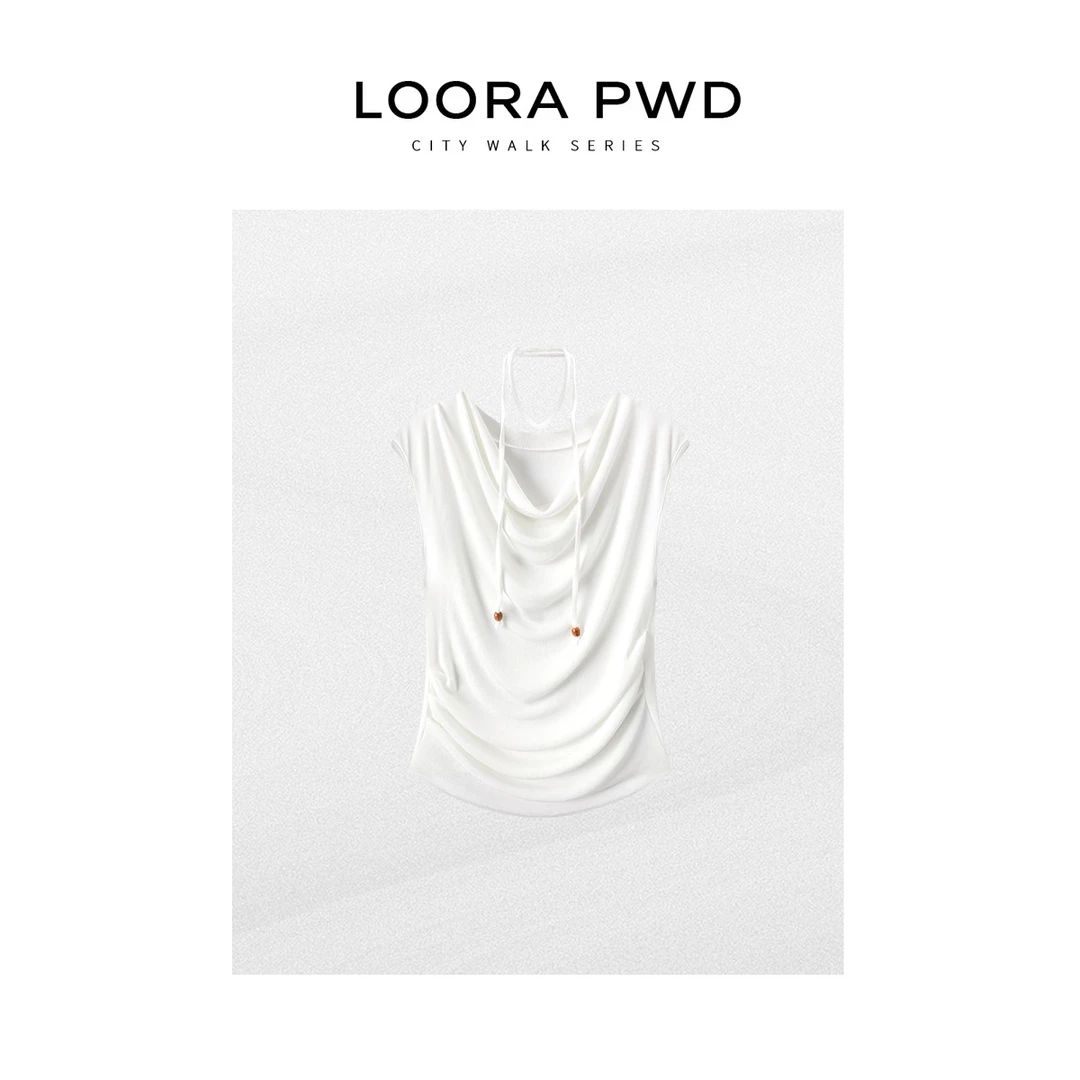 LOORAPWD/罗拉密码 新款设计感无袖背心25CJBA0159Y