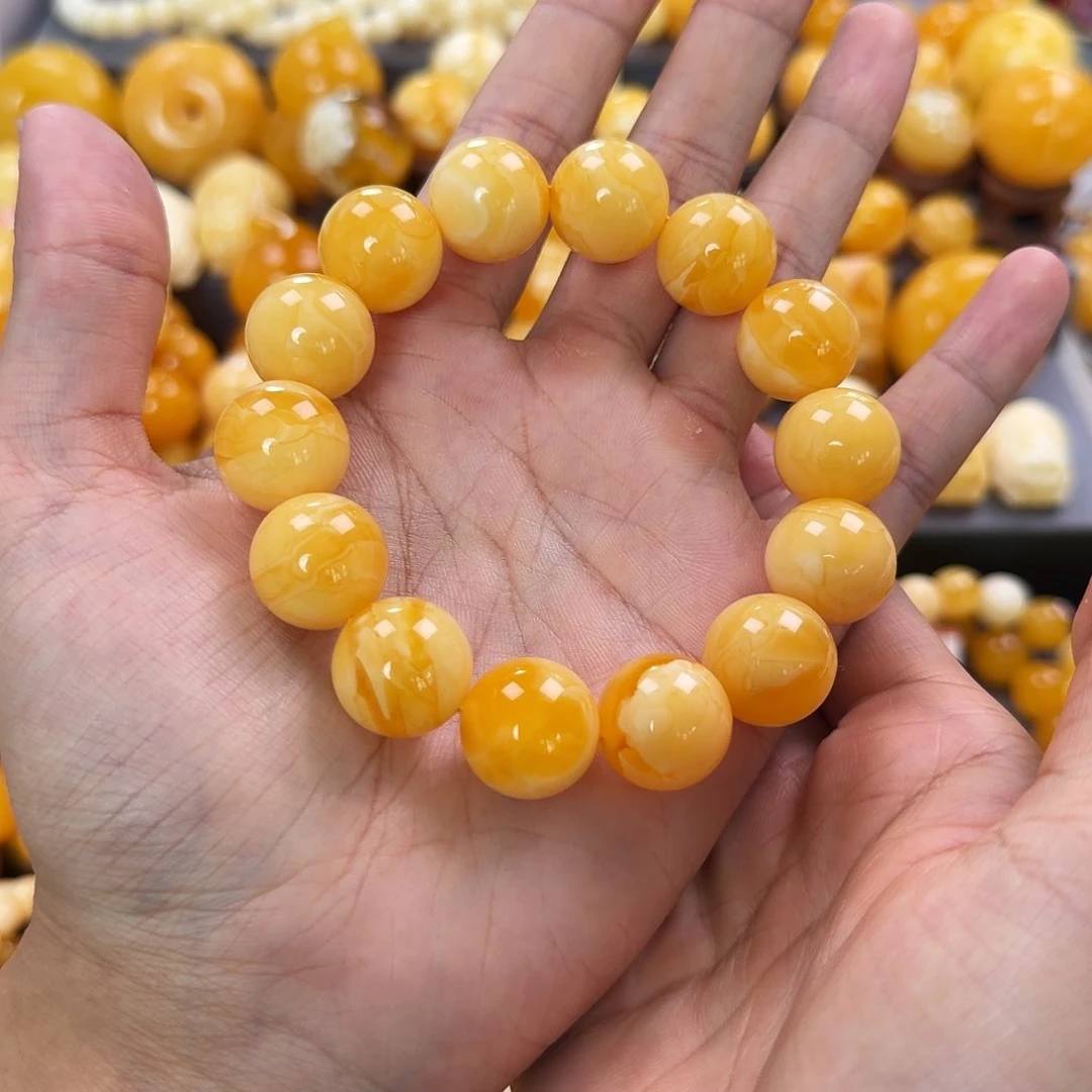 琥珀未镶嵌珠宝奇石17mm同料