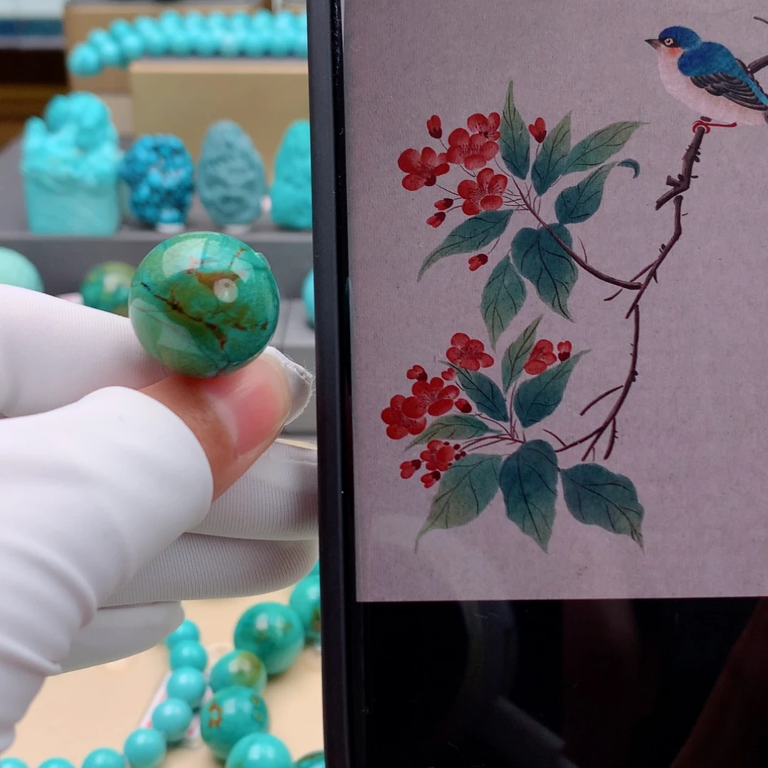 绿松石未镶嵌珠宝奇石