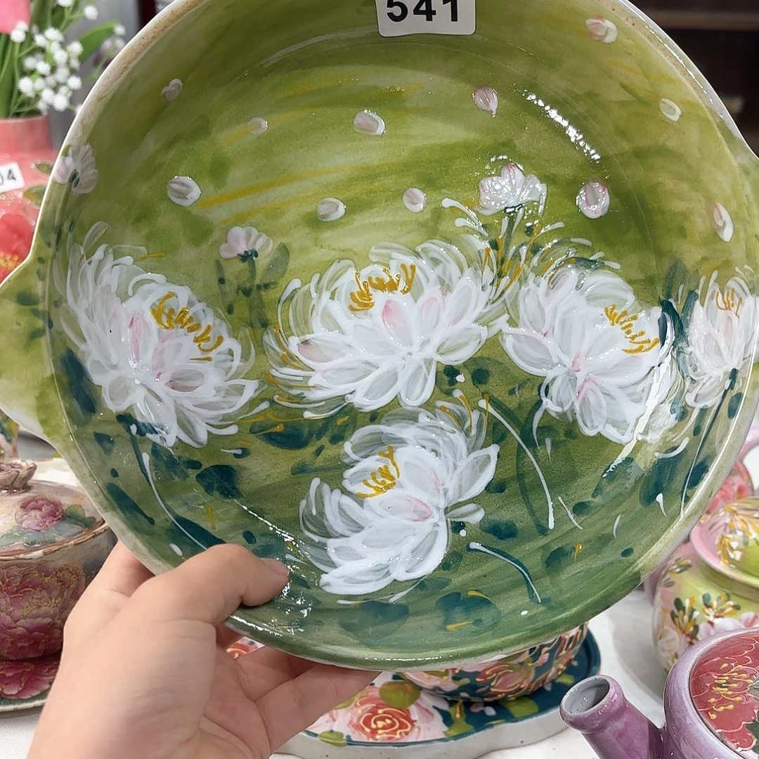 景德镇手绘高温釉下彩陶瓷茶具