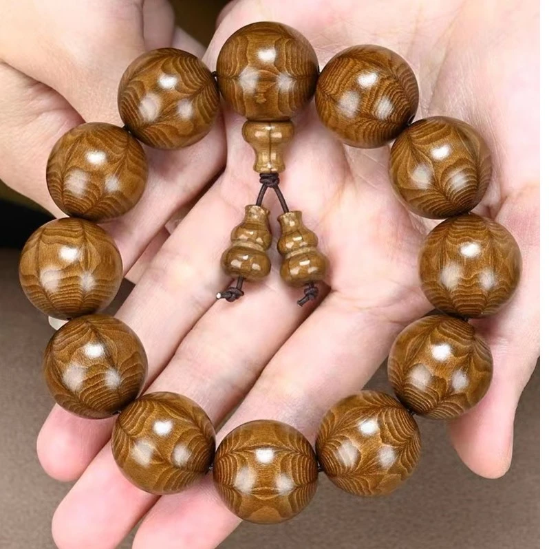正宗六道木木质手串民族复古男女搭配款木雕打磨手工简约自然