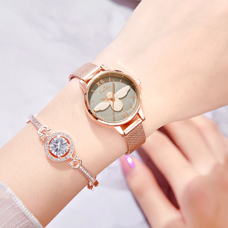 灵动小蜜蜂手表016绿面-C