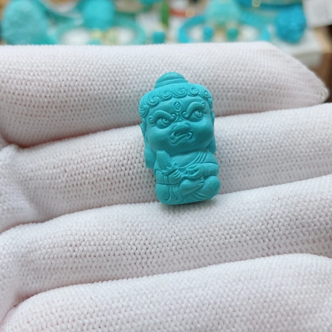 未镶嵌绿松石不动明王