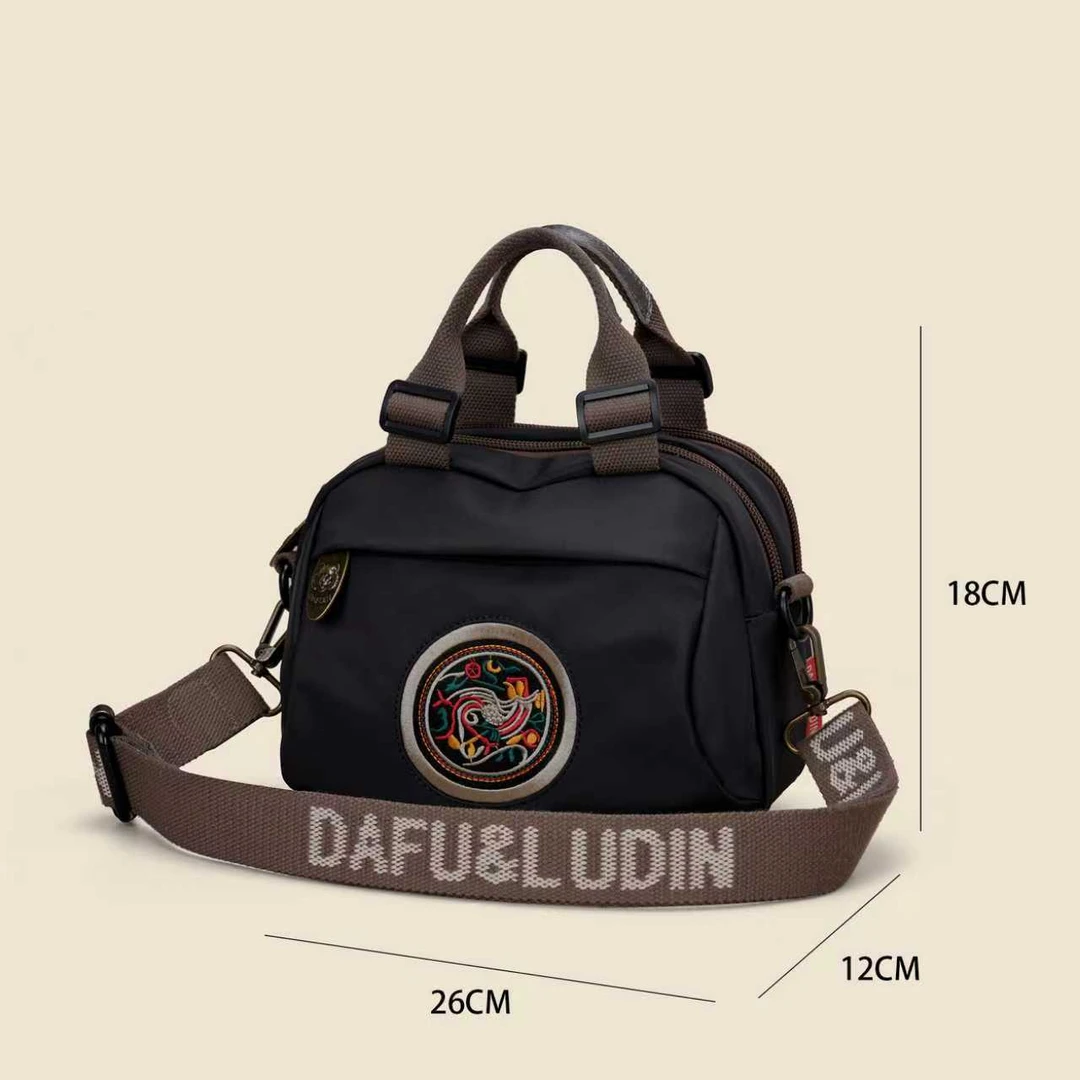 达芙露迪单肩手提斜跨包通勤风时尚春夏季文艺防水多功能包休闲包