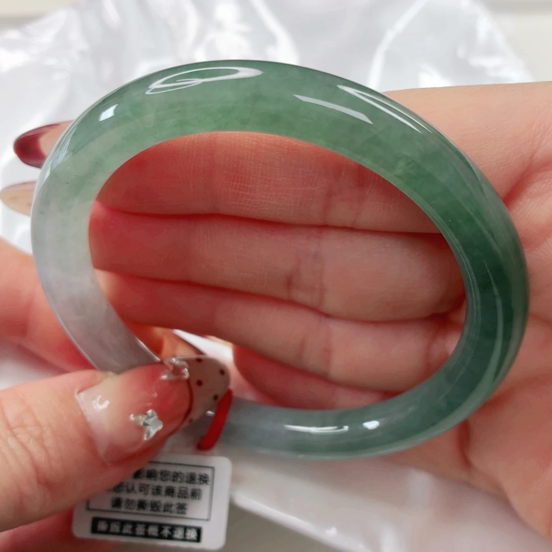 翡翠未镶嵌手镯55.1x448