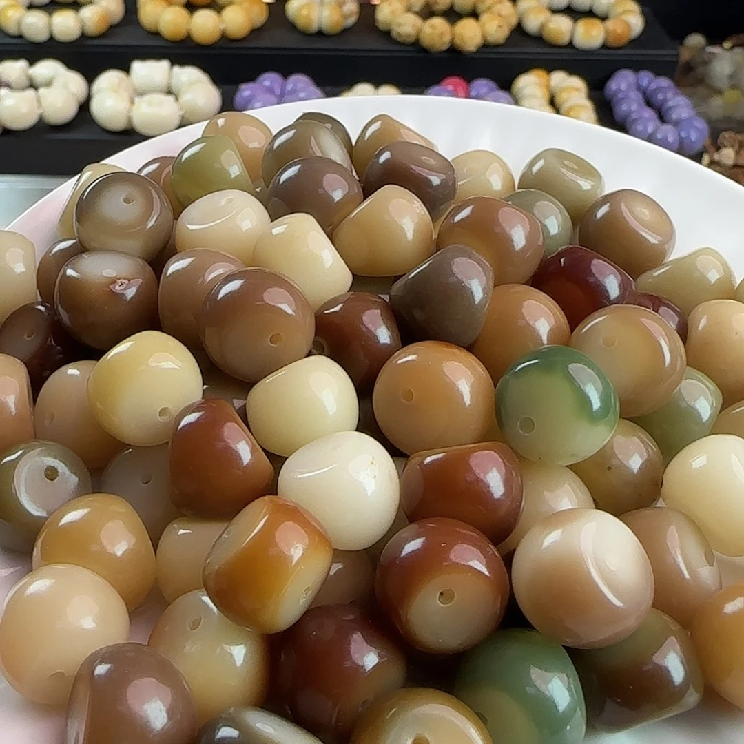 菩提根/象牙果吊坠瑕疵卡14-15蒜瓣30颗卡牌➕20颗