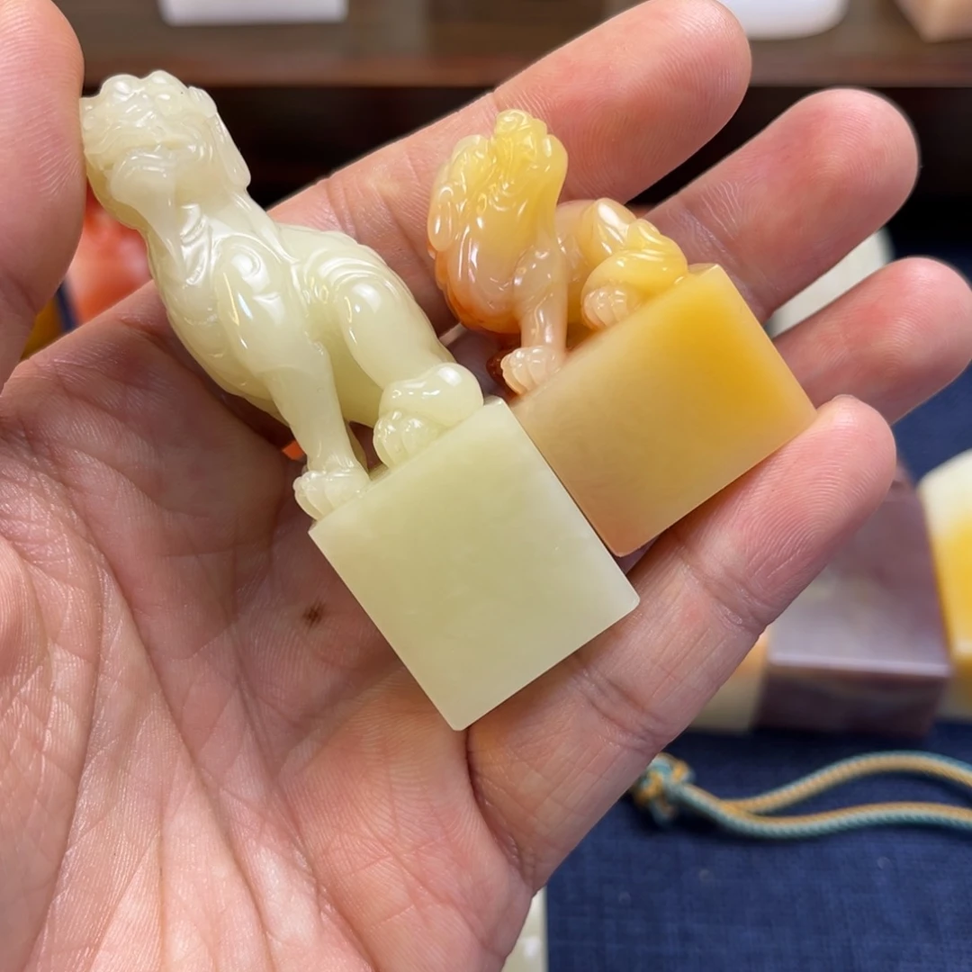 寿山石印石五****头寿山石