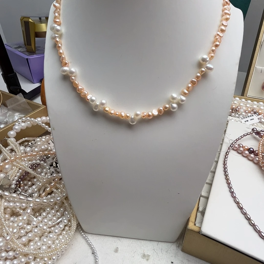 未镶嵌颈饰淡水珍珠