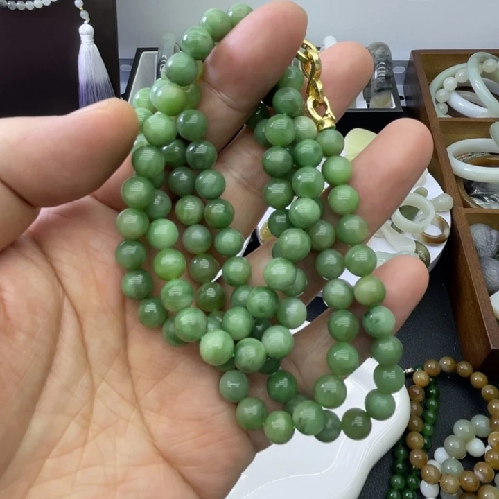 和田玉（糖玉）未镶嵌项链