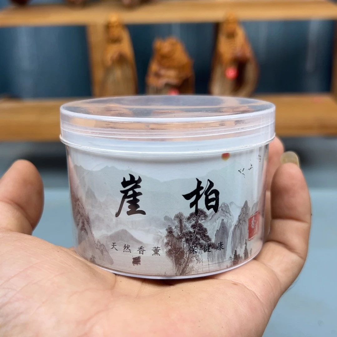 小***1木崖柏6盒倒流香手把件