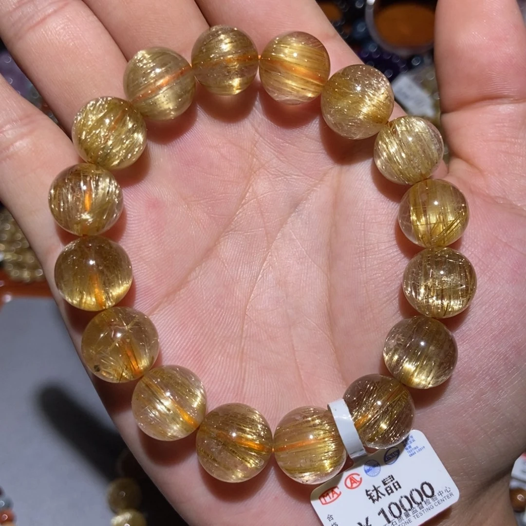 水晶手链未镶嵌钛金13m