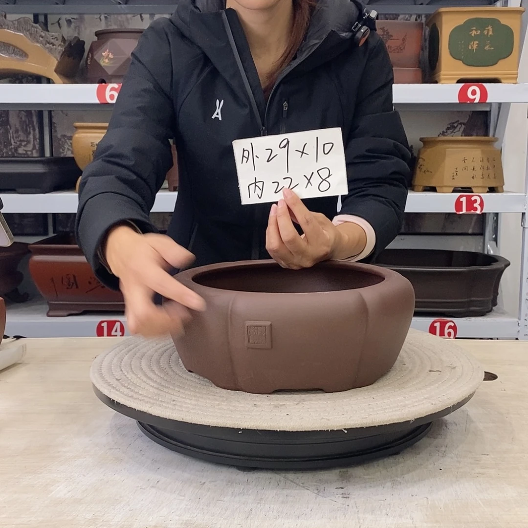 紫砂花盆紫砂花盆