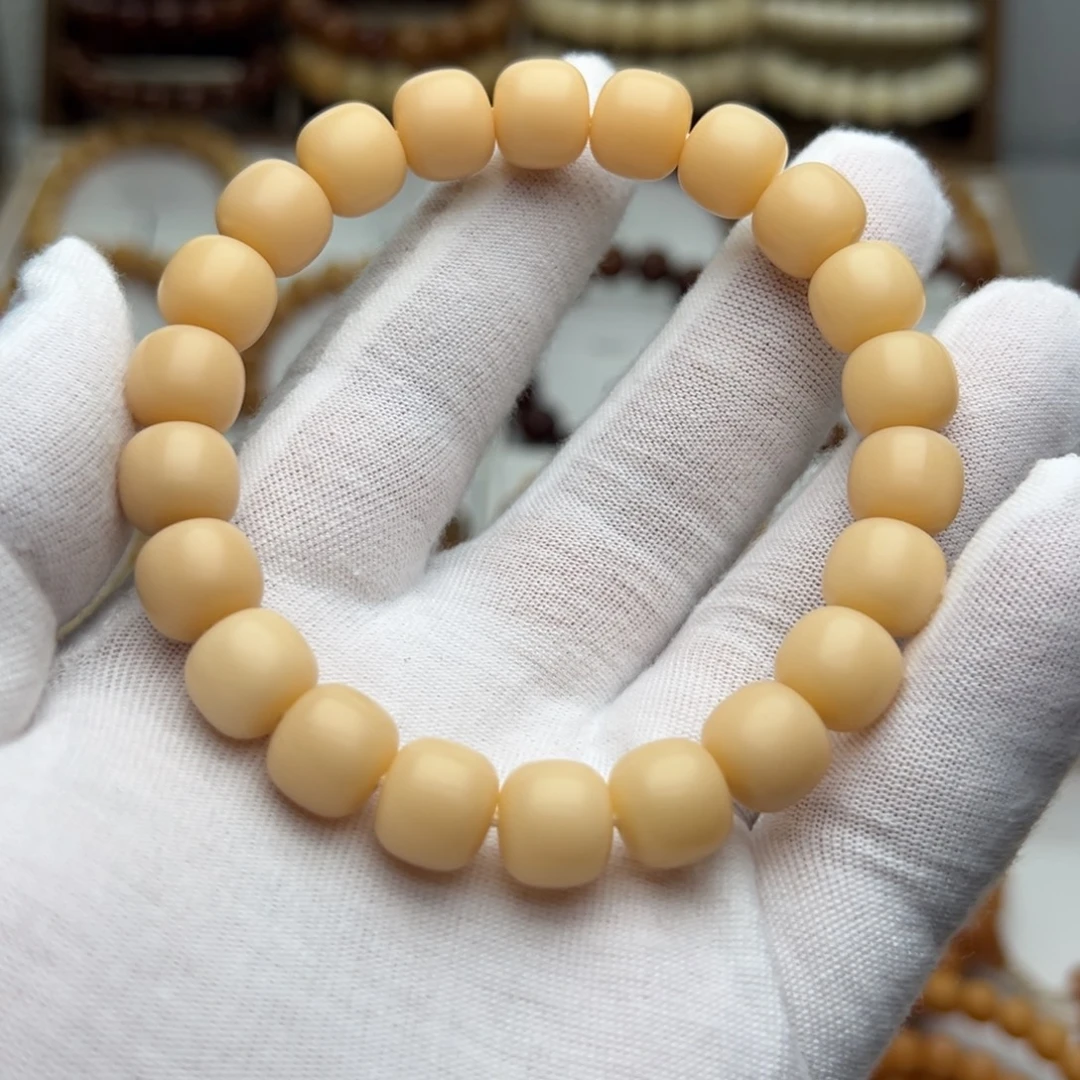 菩提根/象牙果手串卡12天然风化老料鬼工干磨S12