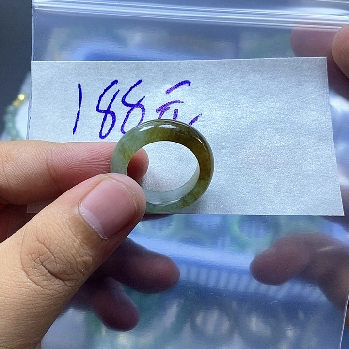未镶嵌定制翡翠戒圈19