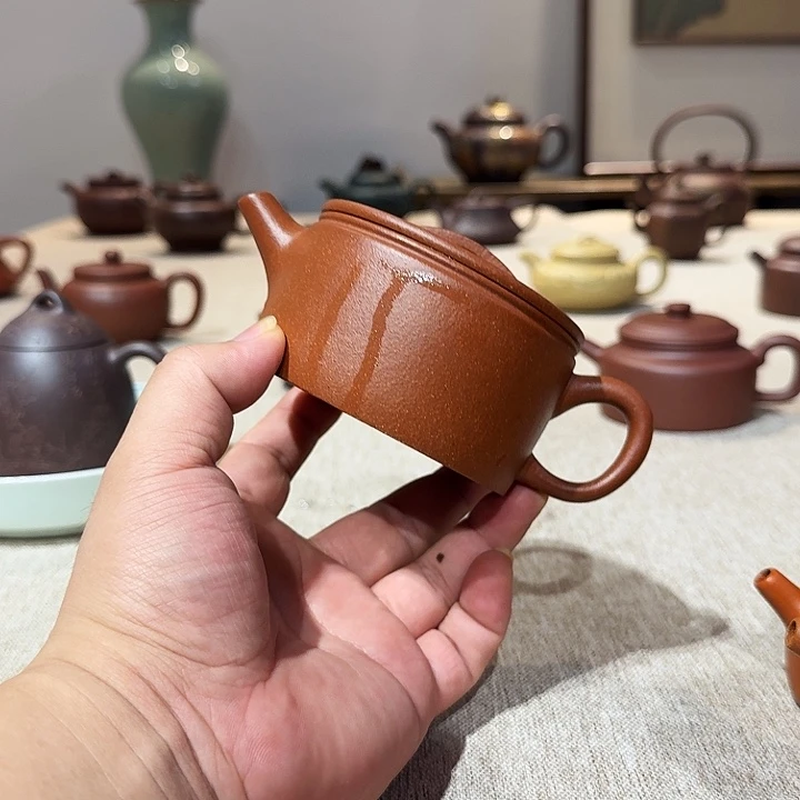 愧***六茶壶紫砂降坡泥汉瓦