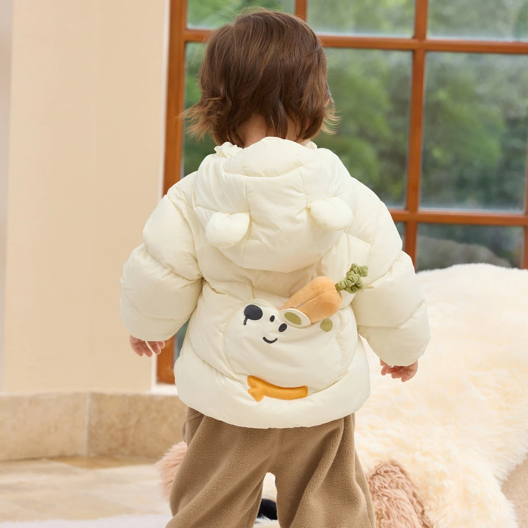 儿童羽绒服小童婴幼儿童装女童冬季婴儿轻薄男童宝宝外套2025新款