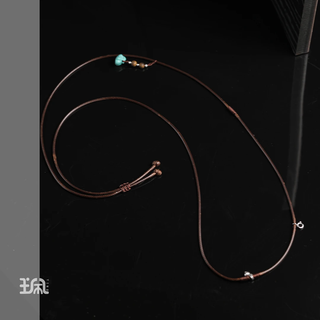 观藕/单链|绿松石*S925银镶嵌XYB250531212多样性发其一