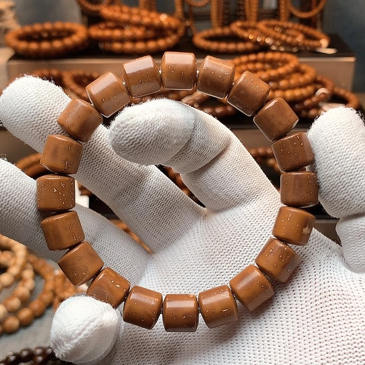 紫金鼠手串11藏式直切单圈