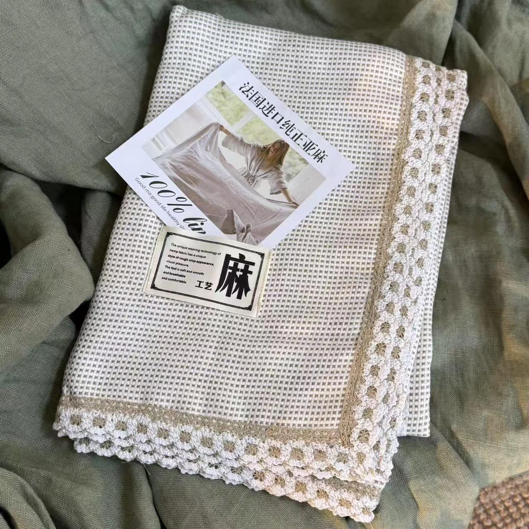 【云目悠悠】高端亚麻单人小毯子-2025454