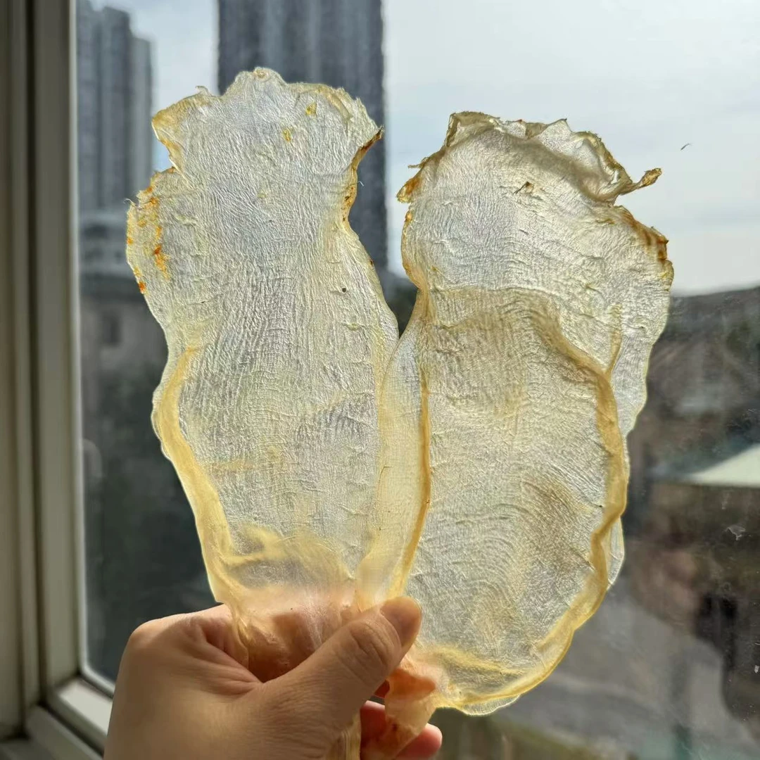 H 裕初 本港白花片1-500g 鱼胶 花胶 干货 广东汕头