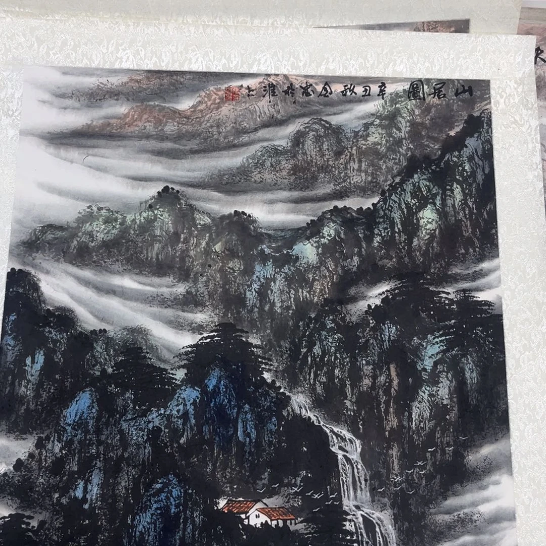 国画绘画作品多次参加