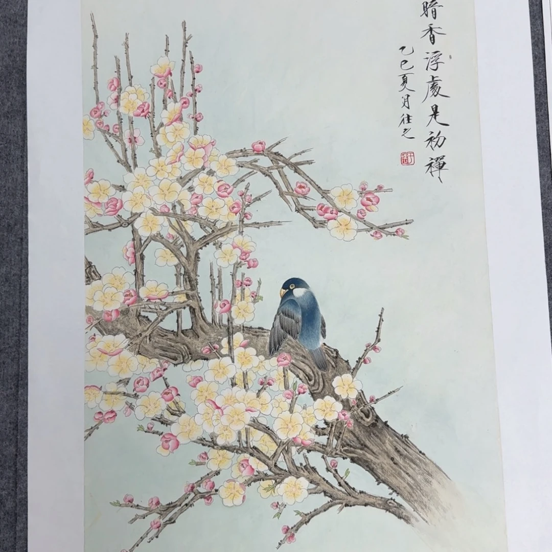 国画国画作品山水花鸟