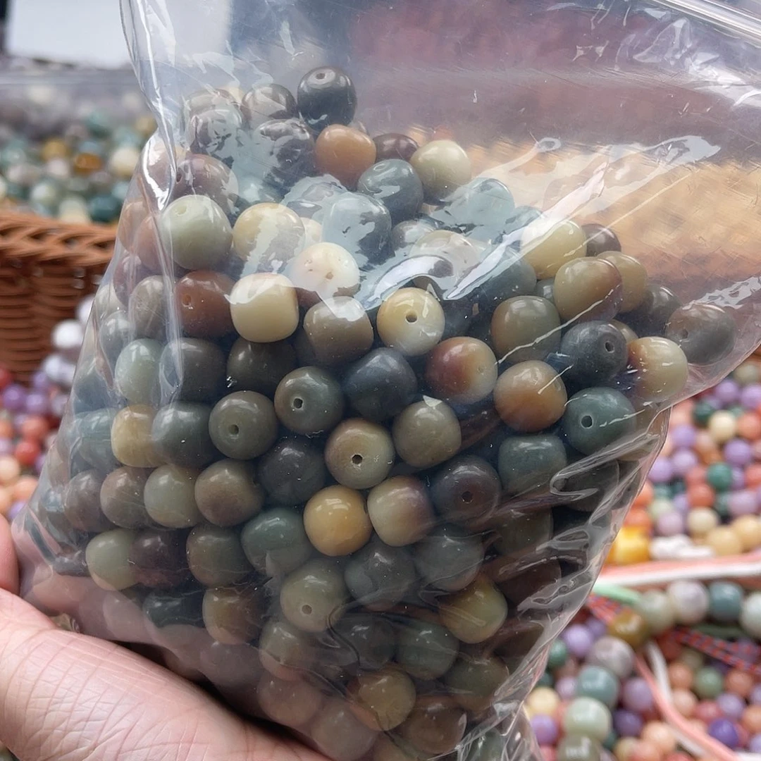 白玉菩提吊坠Z/11mm/100颗锅底