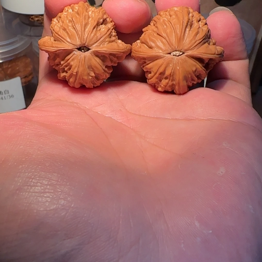 文玩核桃把件36全品磨盘