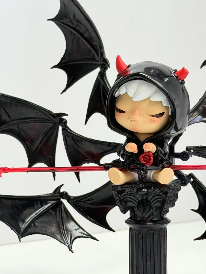 纯手工定制泡泡玛特小野小恶魔改娃div潮玩摆件生日礼物