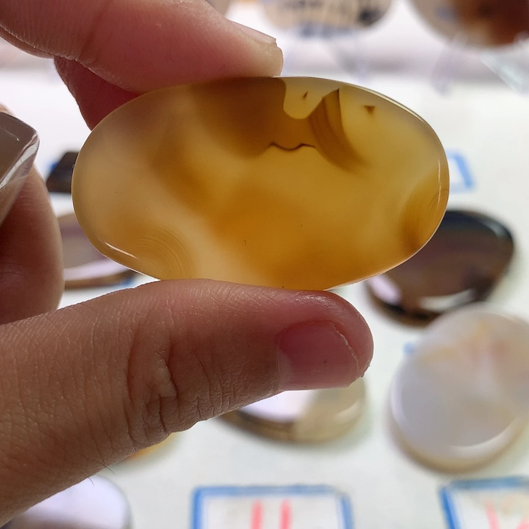 未镶嵌玛瑙/玉髓珠宝半成品