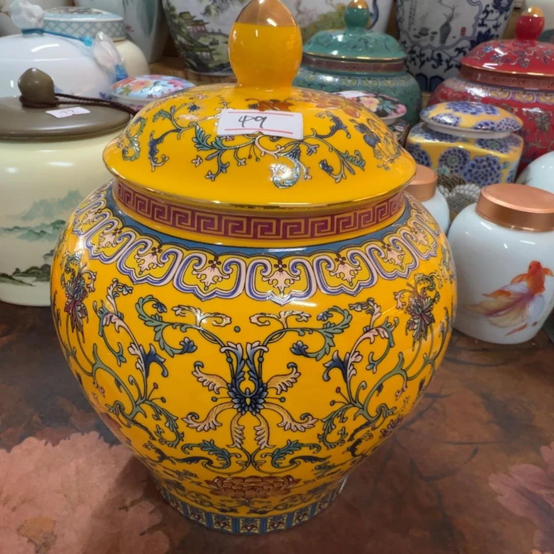 高端家用陶瓷茶叶罐