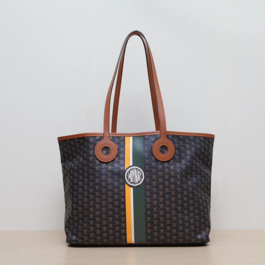 95新 MOYNAT/摩奈 攀攀. 拼色 PVC OH! TOTE RUBAN 托特包 PM