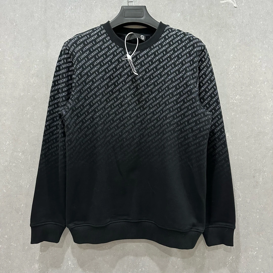 99新 Givenchy/纪梵希 纪梵希 渐变满印卫衣 S码 006008