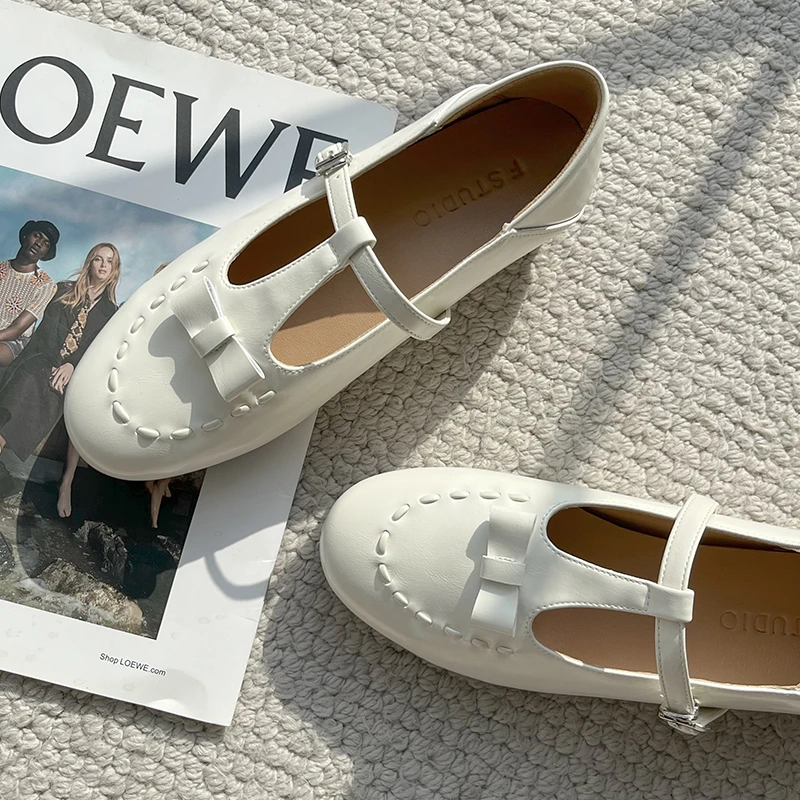 【诗诗】-编绳玛丽珍皮鞋DM504X024