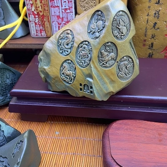 新疆戈壁石东北松花石