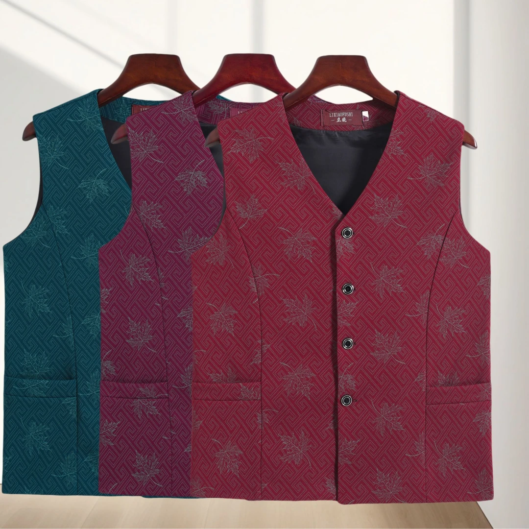 中老年新款马甲春秋外套薄款妈妈坎肩女装奶奶宽松大码背心短款