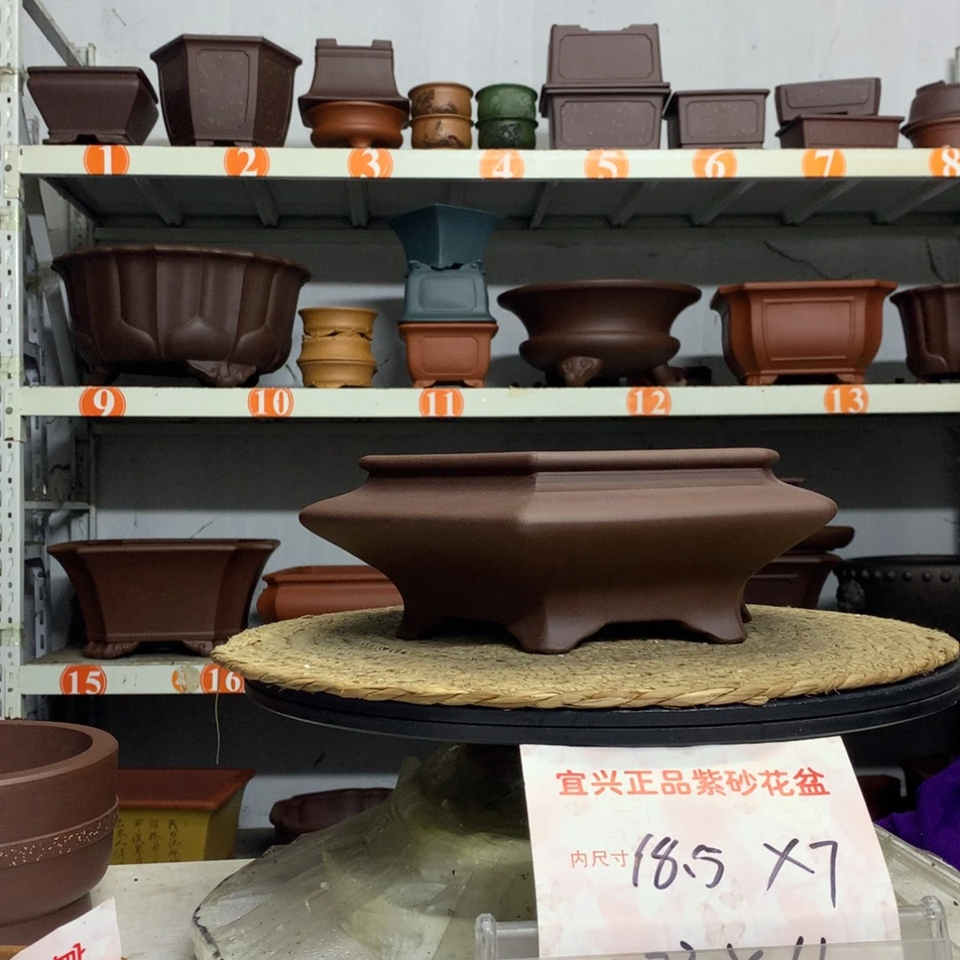 紫砂花盆宜兴紫砂花盆包邮