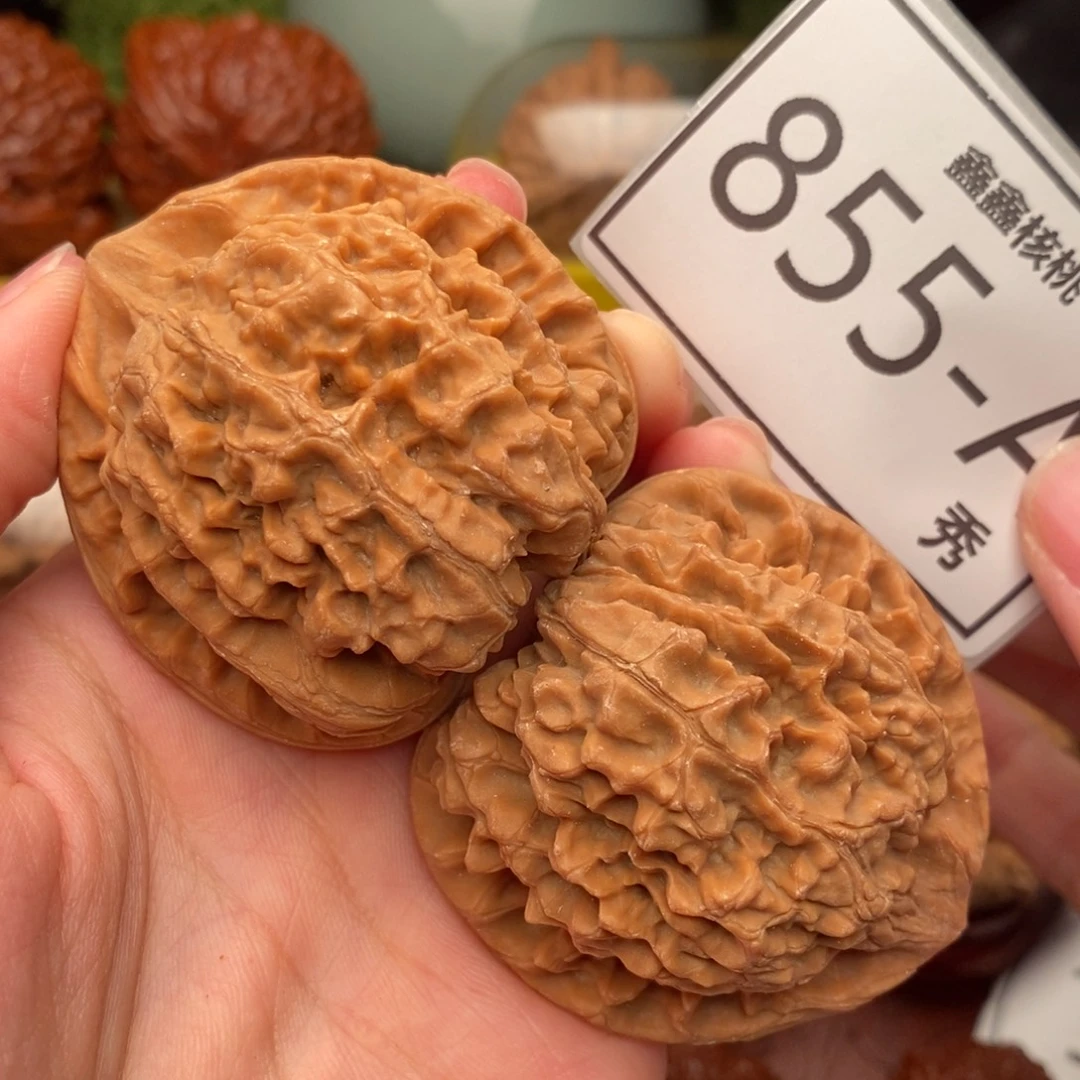 心***境把件文玩核桃官帽50……