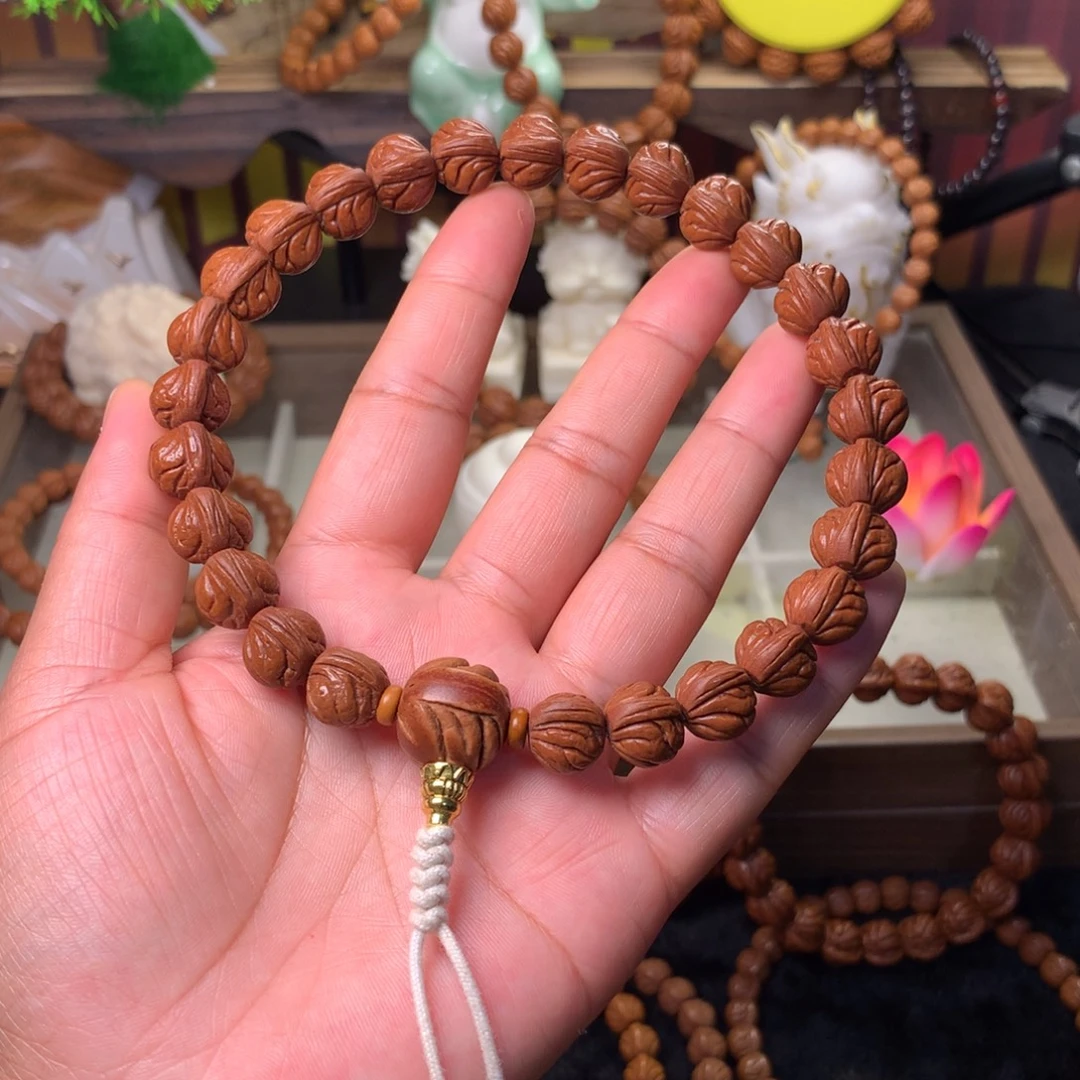 吊坠桃核玉龙脊手持12